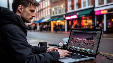 Crea una película con el editor de video en línea